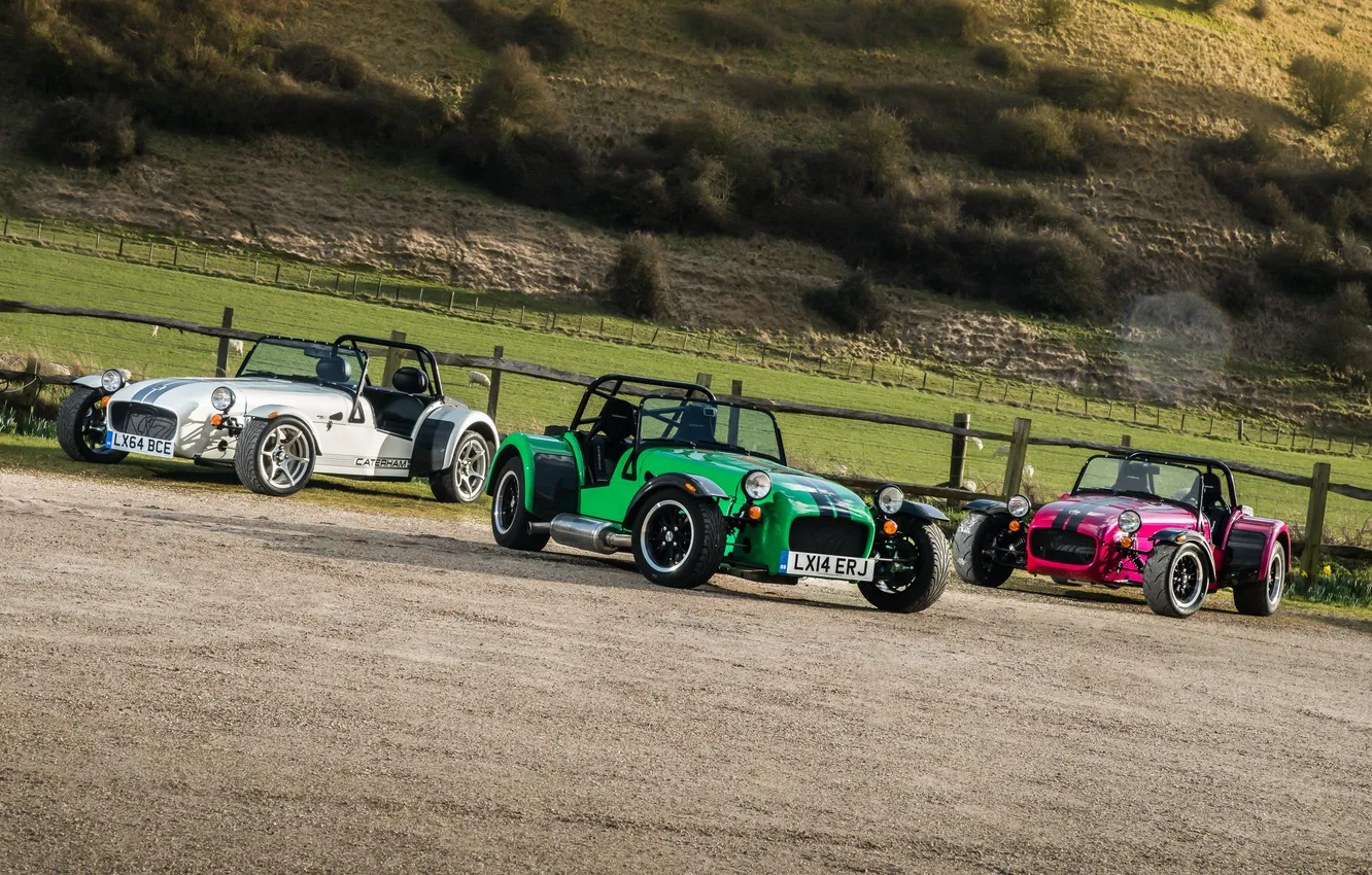 Photo wallpaper the fence, slope, seven, Caterham, Seven, 2015, Caterham