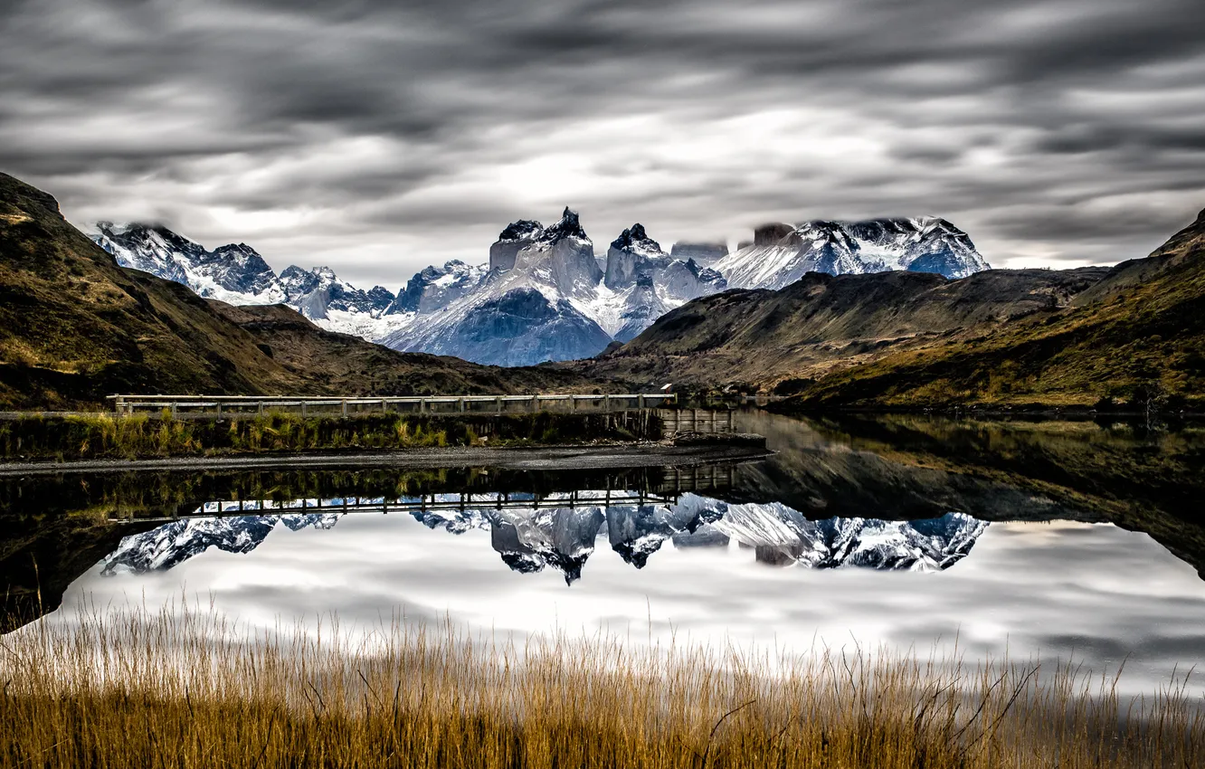 Photo wallpaper Chile, Torres del Paine National Park, The Horns