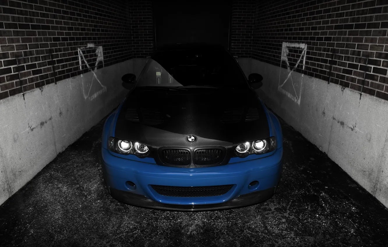 Photo wallpaper BMW, E46