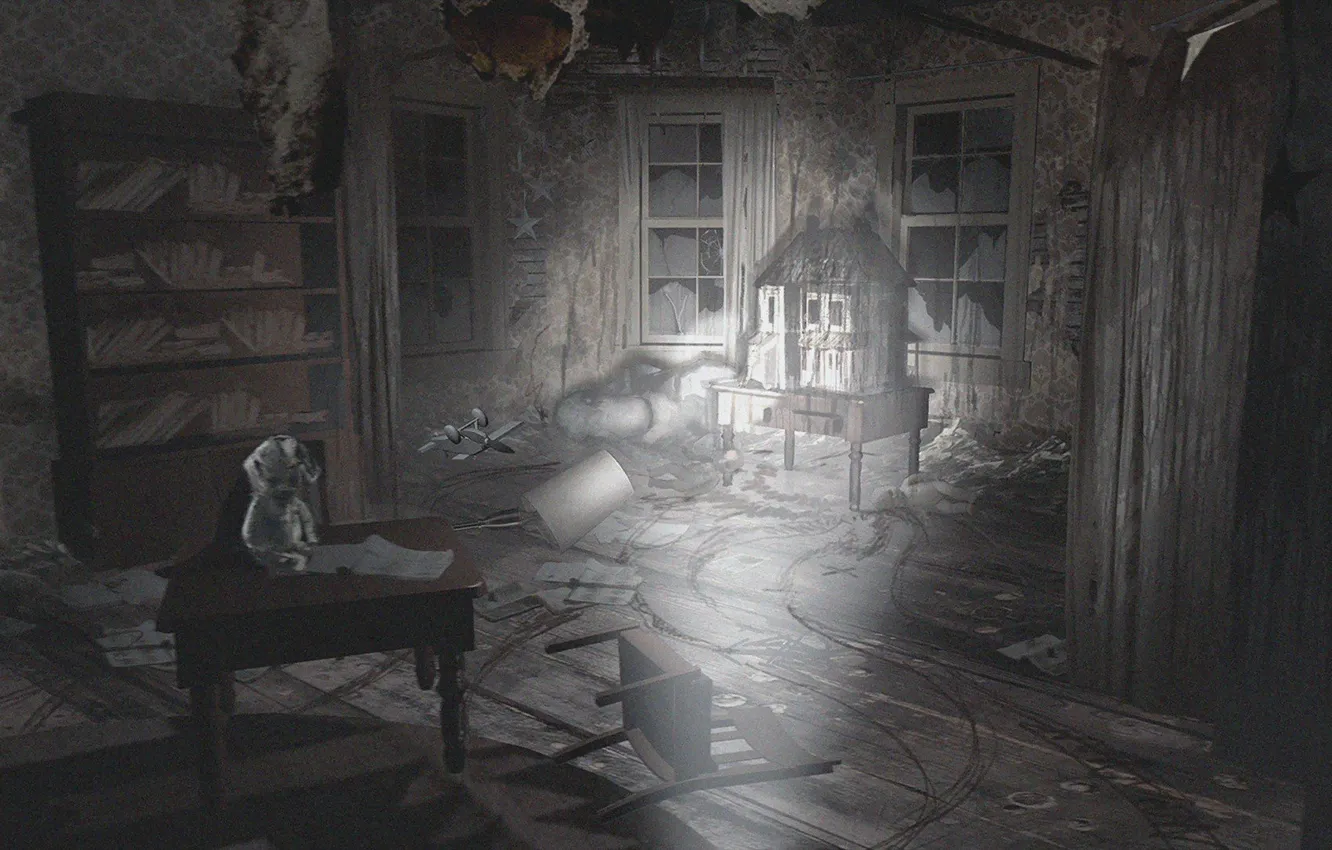 Photo wallpaper house, Resident Evil, room