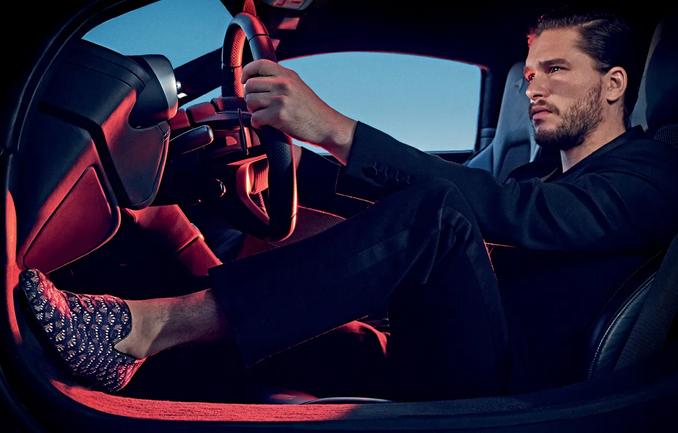 Photo wallpaper photoshoot, brand, Kit Harington, Kit Harington, Jimmy Choo