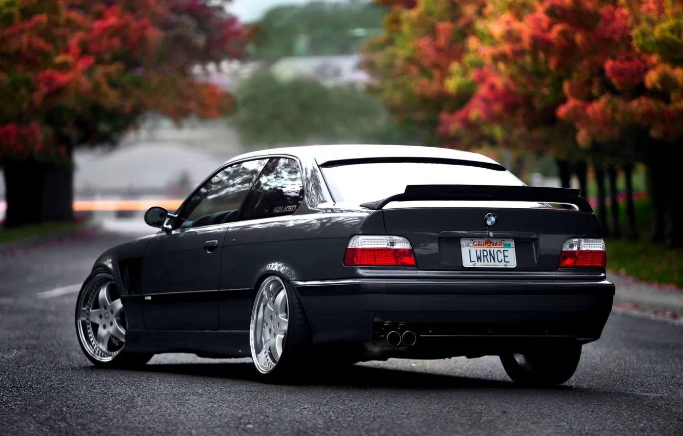 Photo wallpaper Machine, Tuning, Grey, Style, Car, Car, Bmw, Wallpapers