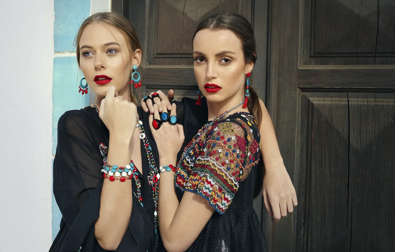 Photo wallpaper look, girl, style