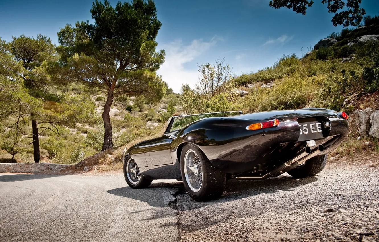 Photo wallpaper black, Jaguar, black, E-Tour, Jaguar XK E-Tour