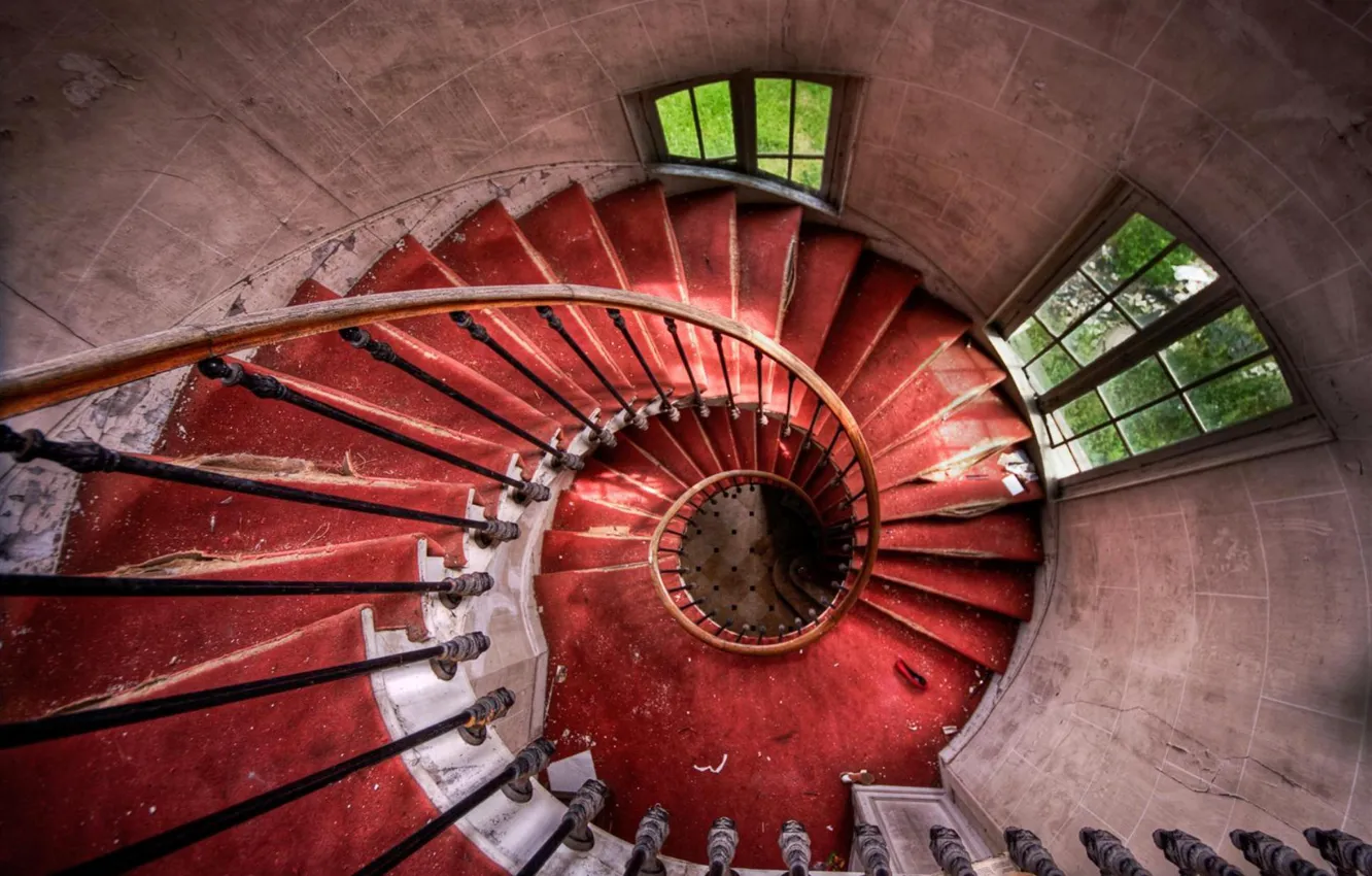 Photo wallpaper background, wall, ladder