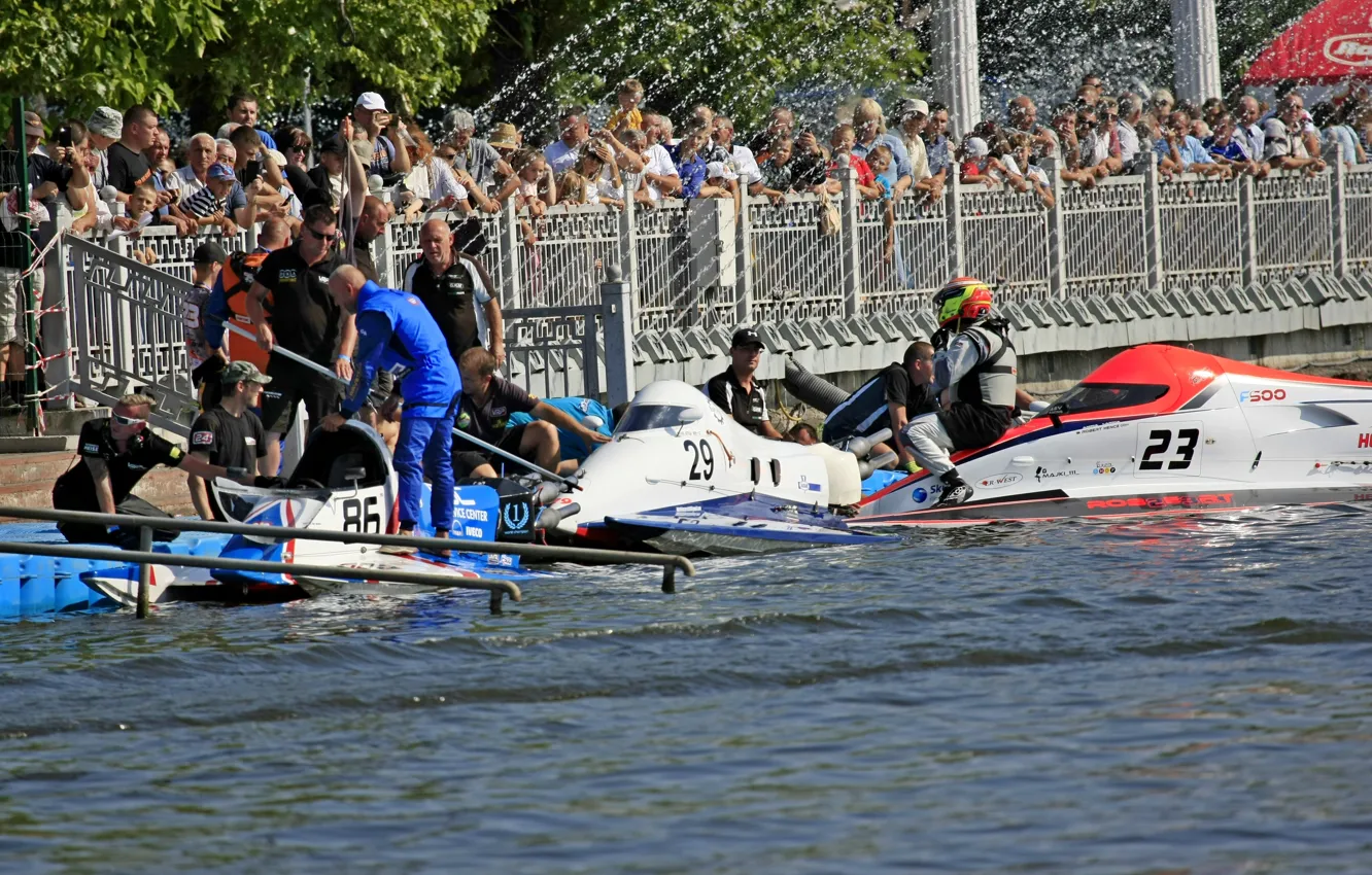 Photo wallpaper race, boat, speed