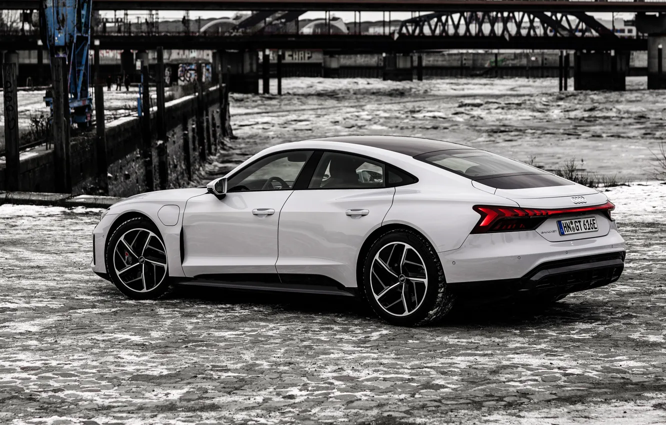 Photo wallpaper Audi, quattro, 2021, E-Tron GT, Audi E-Tron GT Quattro, electrosedan