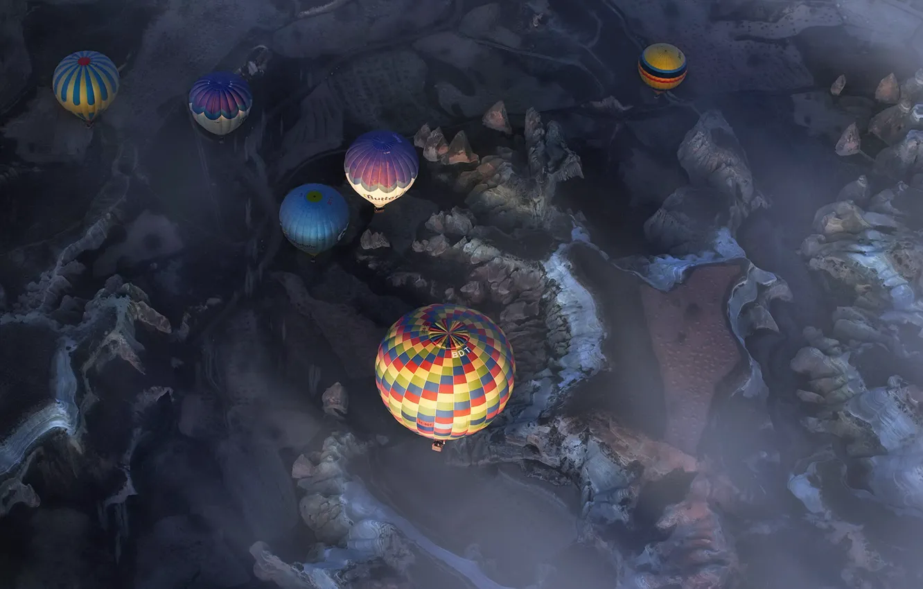 Photo wallpaper balls, Turkey, Avanos, Nevsehir, Cappadocia Dreaming