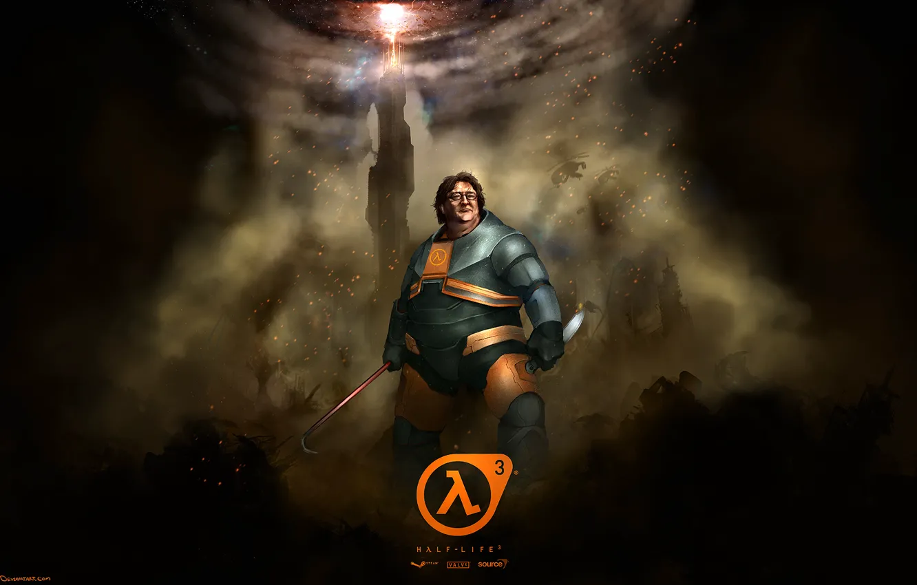 Photo wallpaper Valve, half life, Gabe Newell
