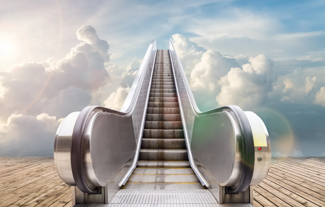 Photo wallpaper light, landscape, life, paradise, horizon, outdoor, moving, Heavenly