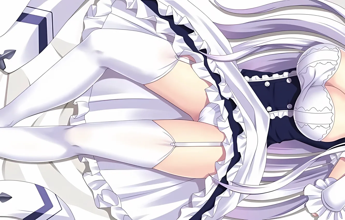 Photo wallpaper widescreen, girl, sexy, lingerie, Cameltoe, cleavage, panties, thighhighs