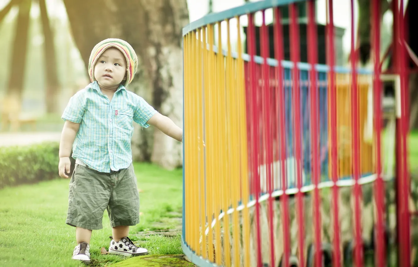 Photo wallpaper background, mood, boy