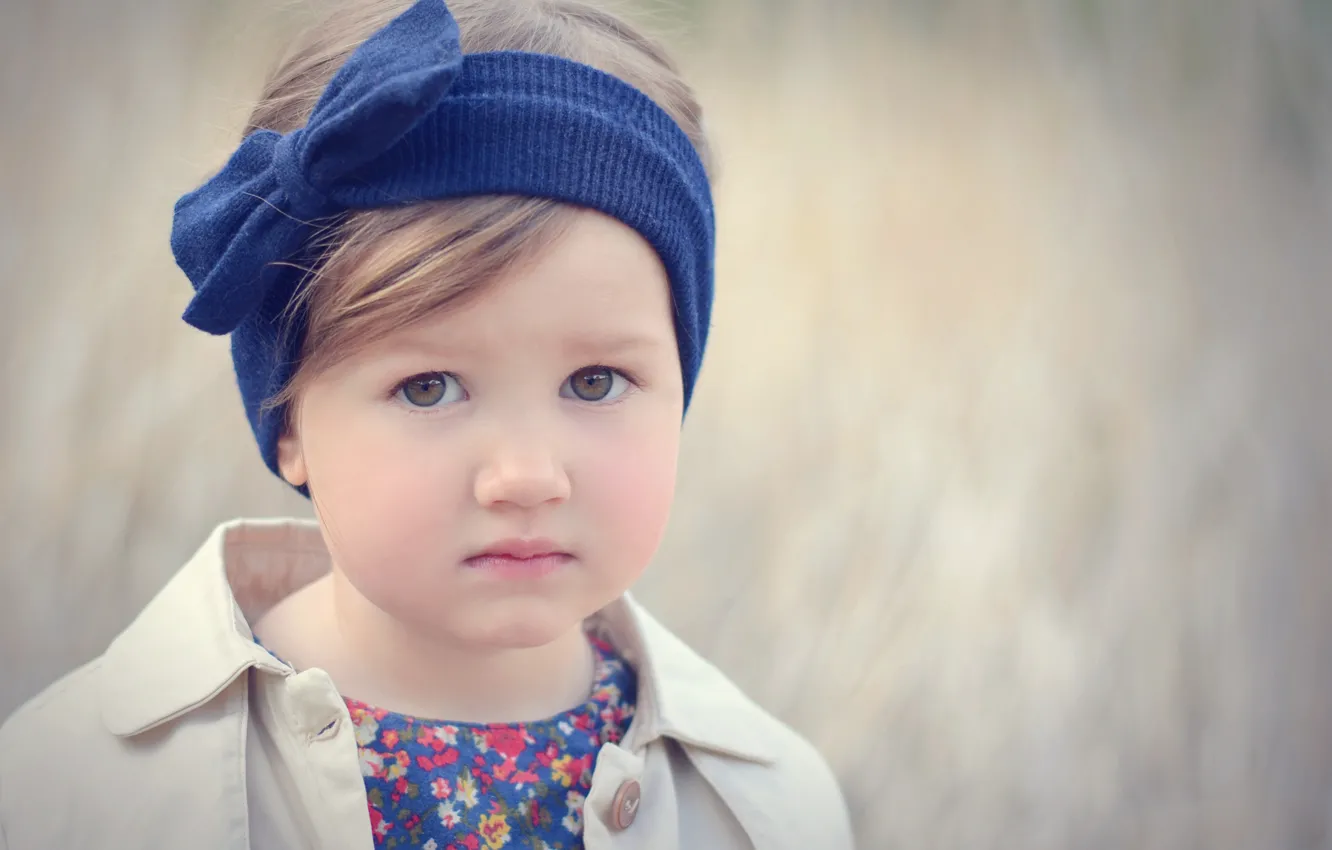 Photo wallpaper children, portrait, girl