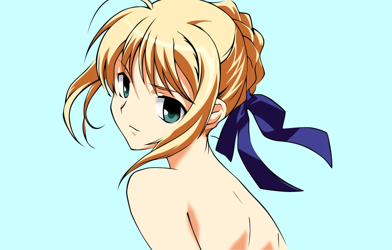 Photo wallpaper girl, portrait, the saber, Fate stay night, Fate / Stay Night
