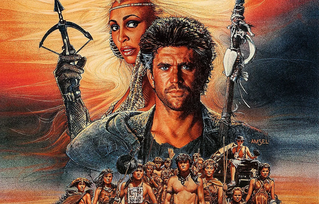 Photo wallpaper Mel Gibson, Mel Gibson, Mad Max, Tina Turner, Mad Max 3: Thunderdome, Mad Max Beyond …