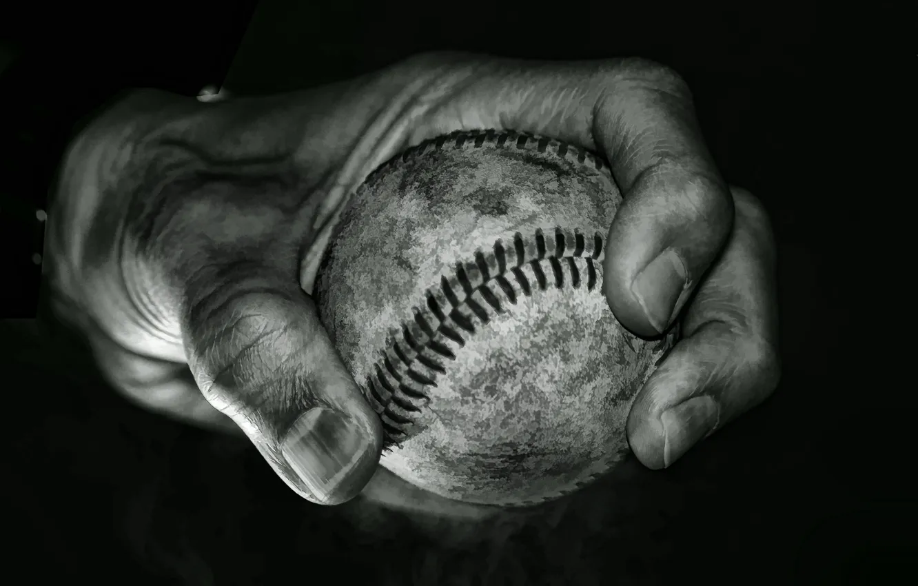 Photo wallpaper background, the ball, hand