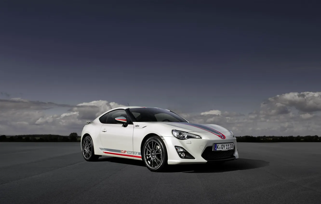 Photo wallpaper The sky, Machine, Asphalt, Toyota, Car, Toyota, GT86, GT 86