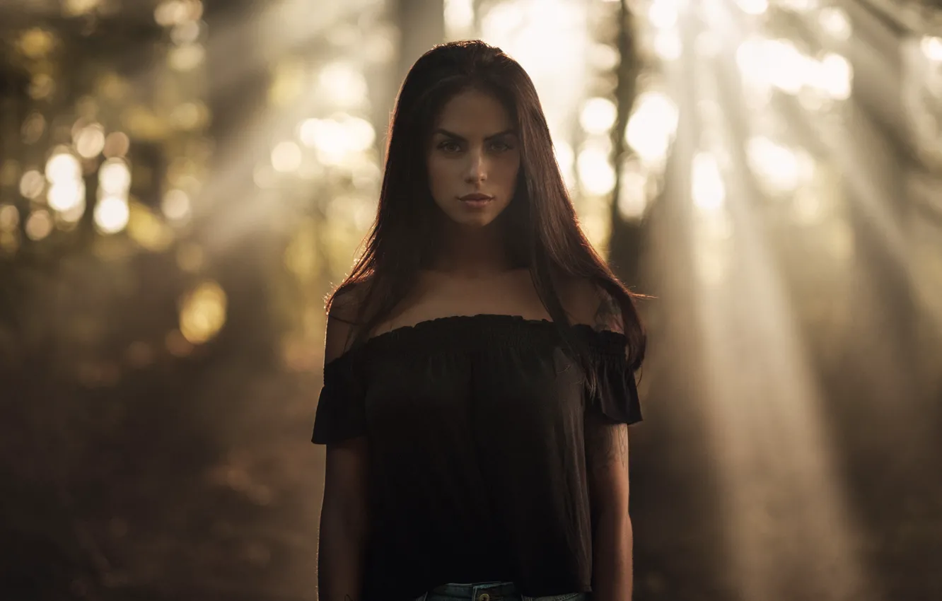 Photo wallpaper look, girl, model, brunette, Martin Kühn, Martin Kuhn, Marlen Alvarez Valderrama