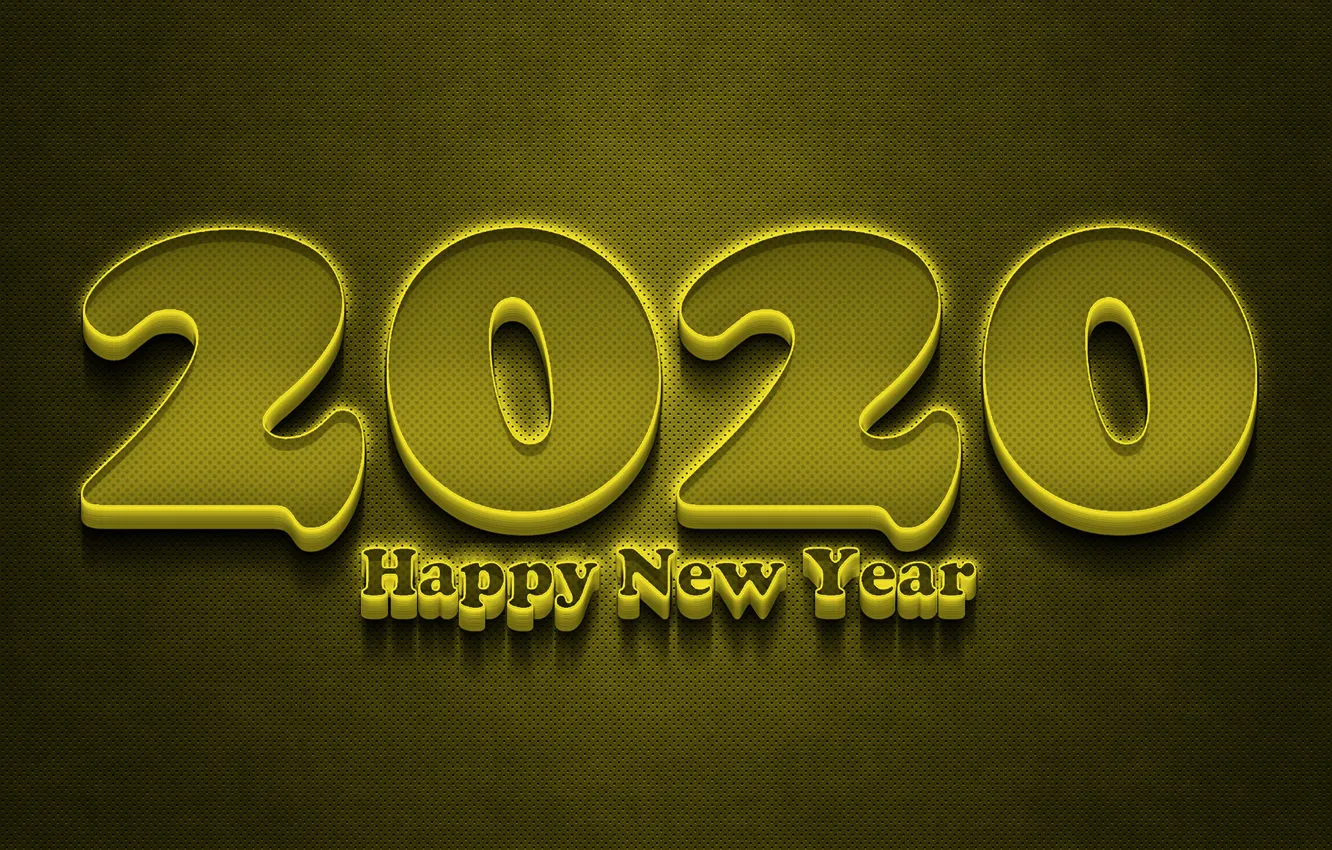 Photo wallpaper New year, New Year, 2020