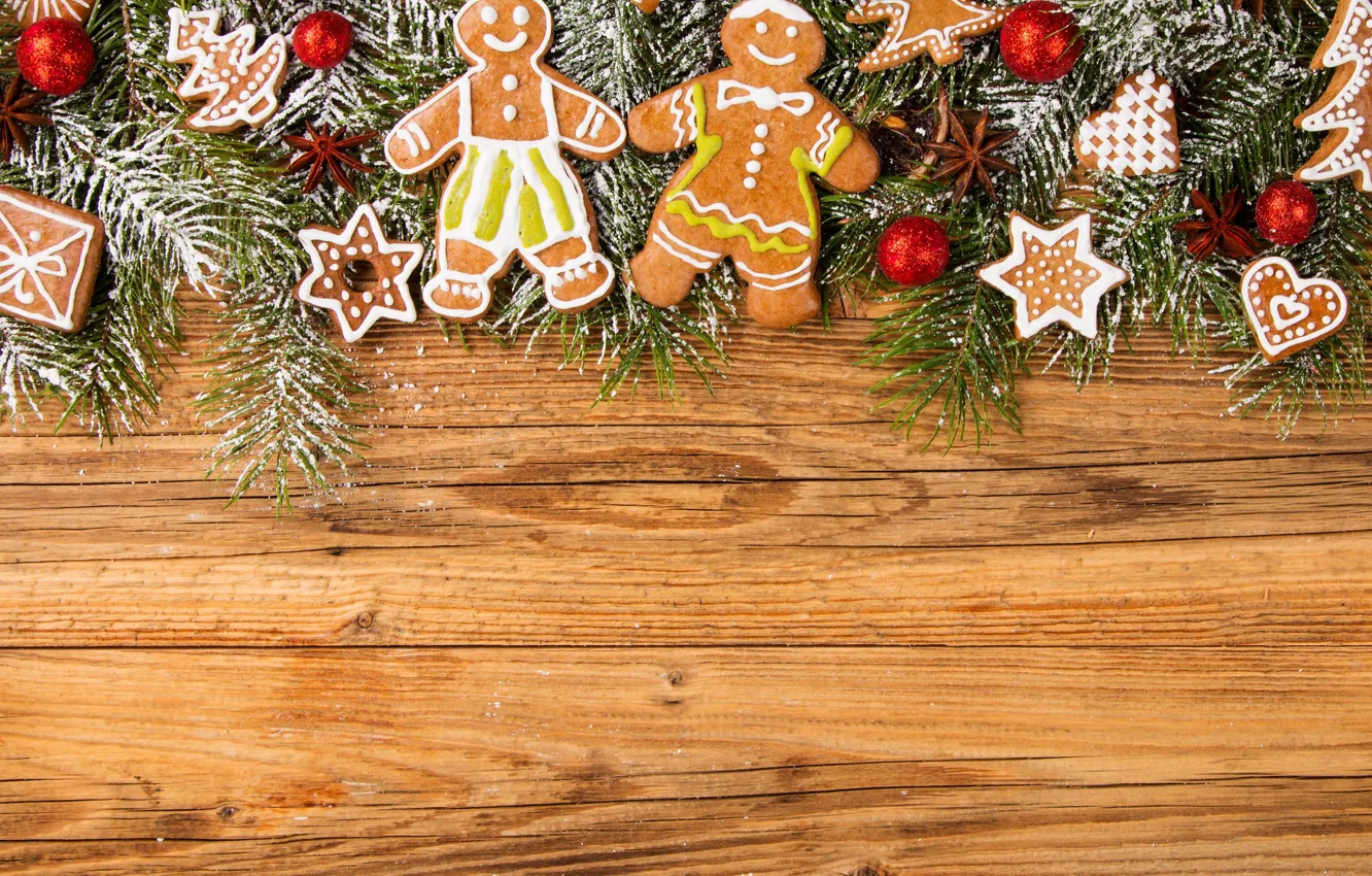 Photo wallpaper balls, decoration, holiday, new year, Christmas, Christmas, New Year