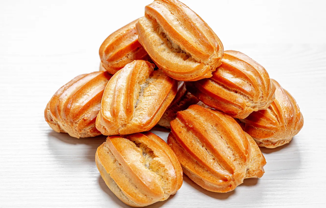 Photo wallpaper white background, cake, cakes