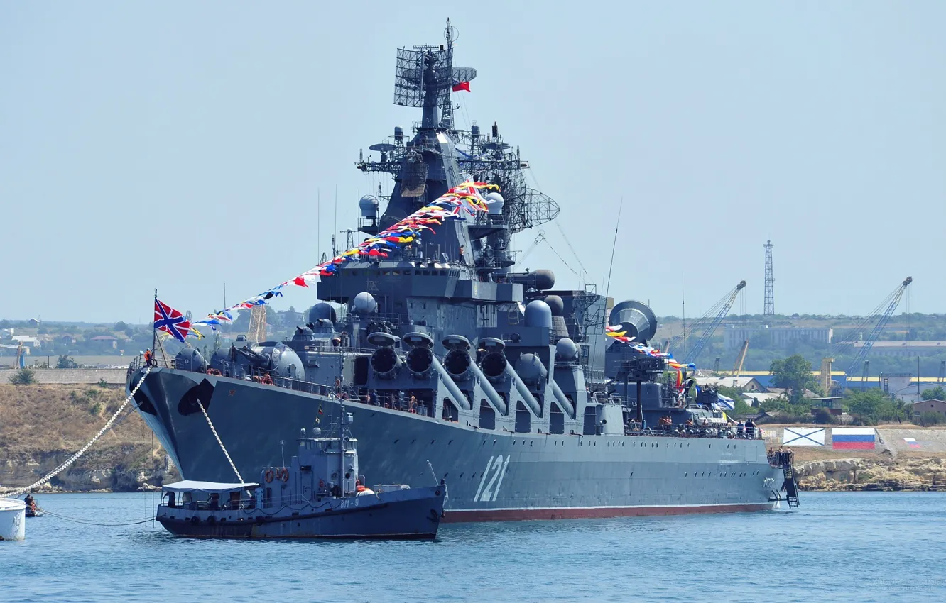 Photo wallpaper sea, water, Navy, Russia