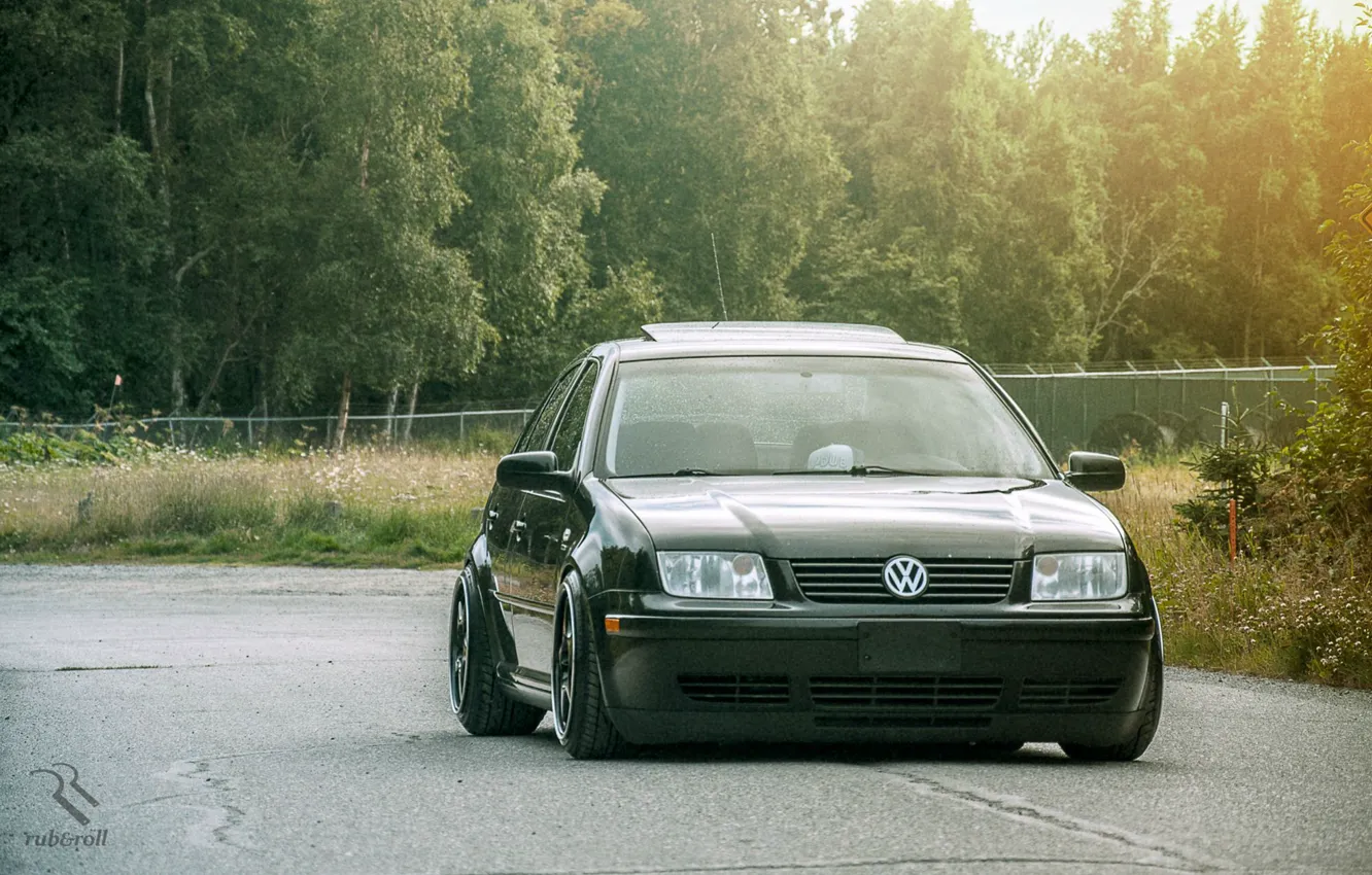 Photo wallpaper Volkswagen, Bora, JettaIV, rub&ampamp;roll