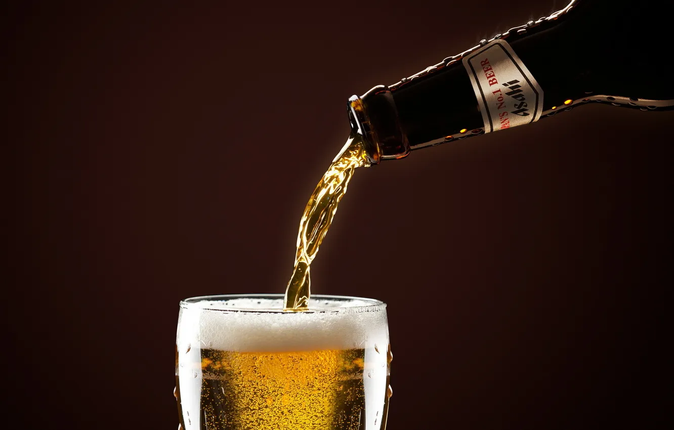 Photo wallpaper background, bottle, beer