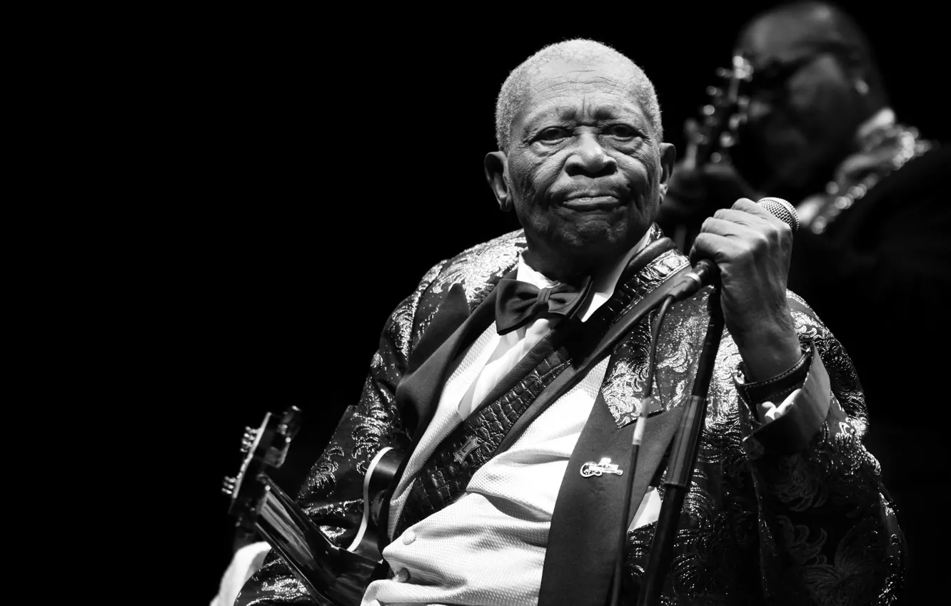 Photo wallpaper songwriter, Riley B. King, BB King, Electric blues, American blues guitarist