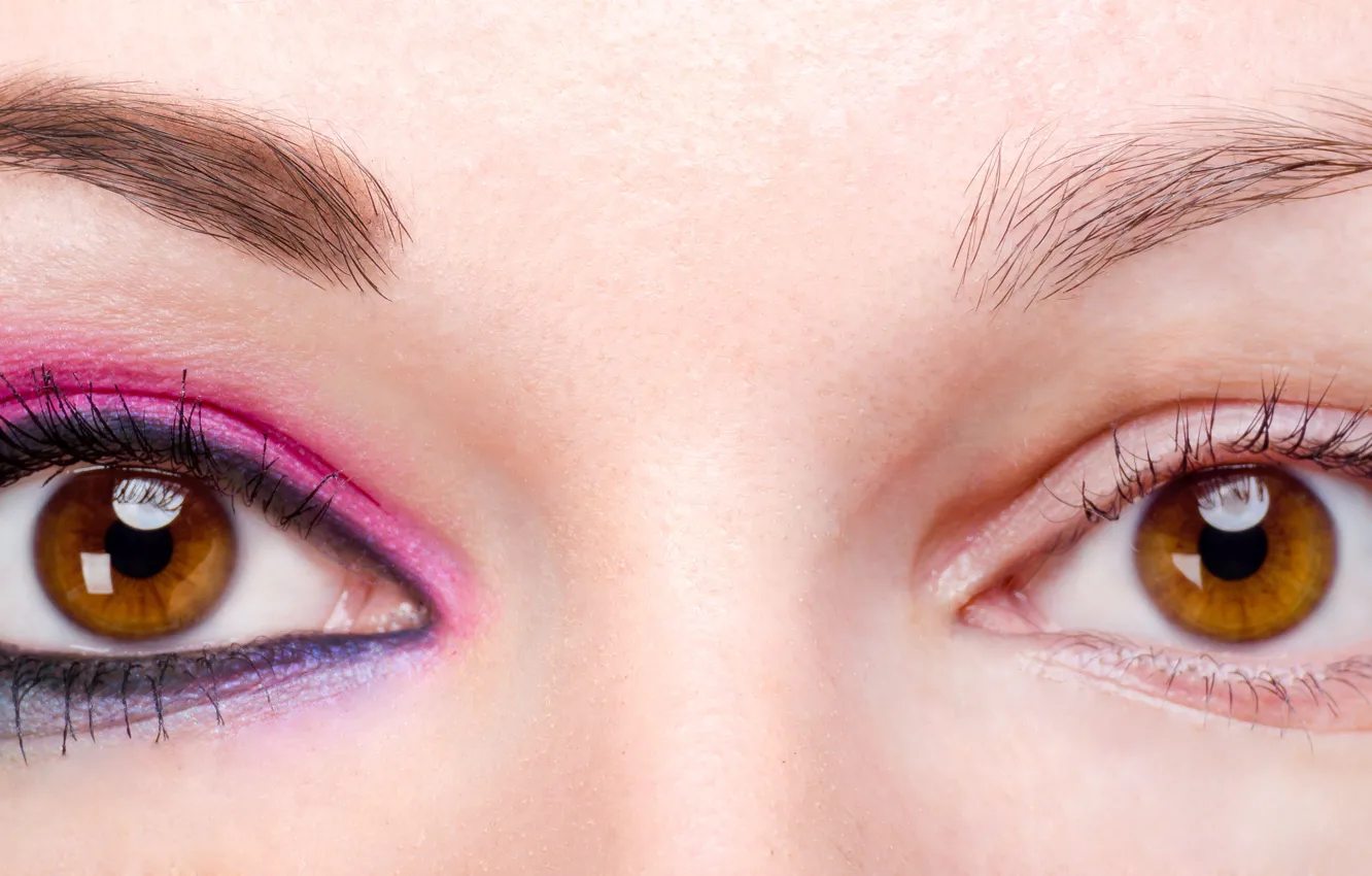Photo wallpaper beauty, eye, makeup