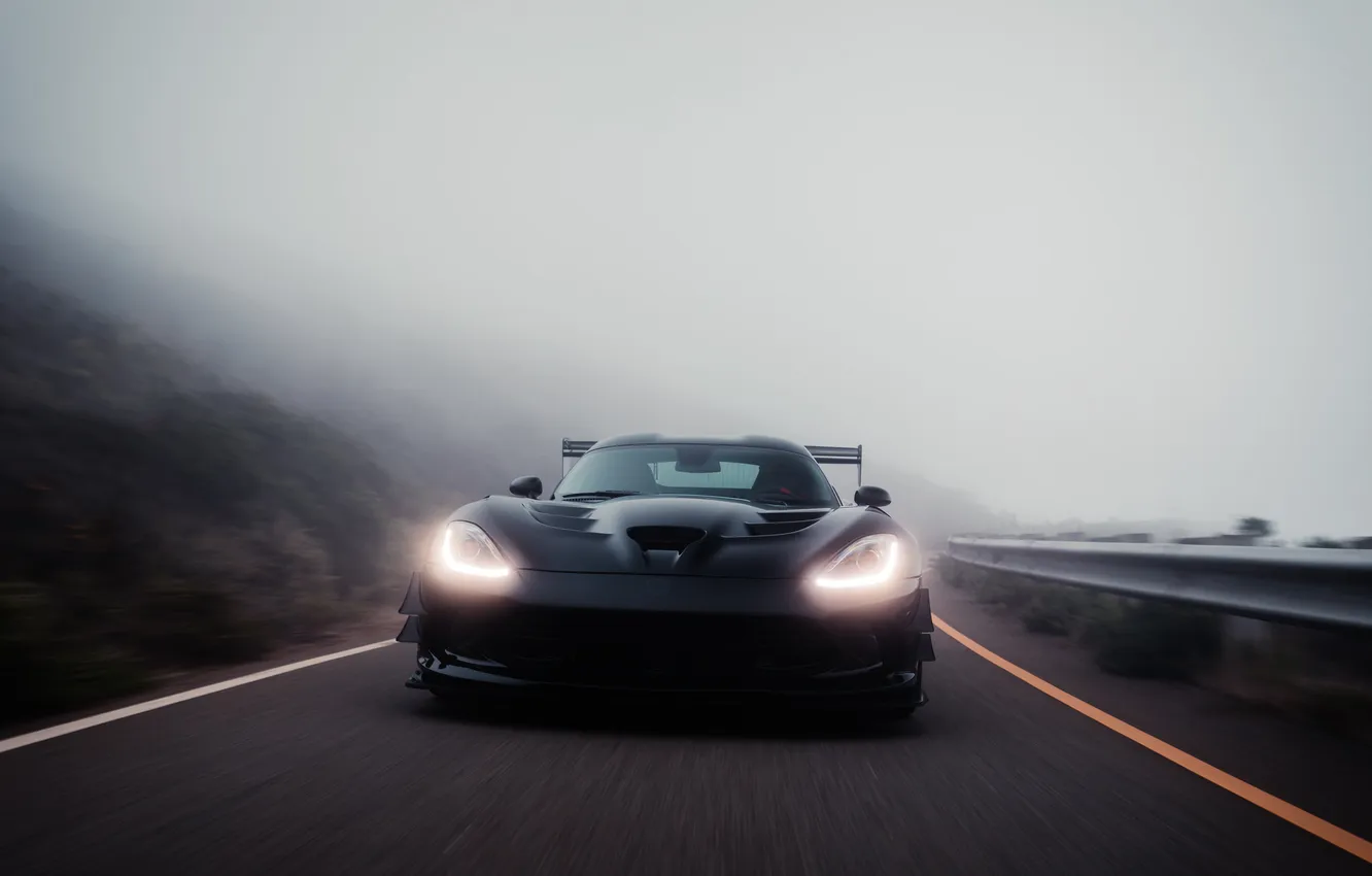 Photo wallpaper car, Dodge, Supercar