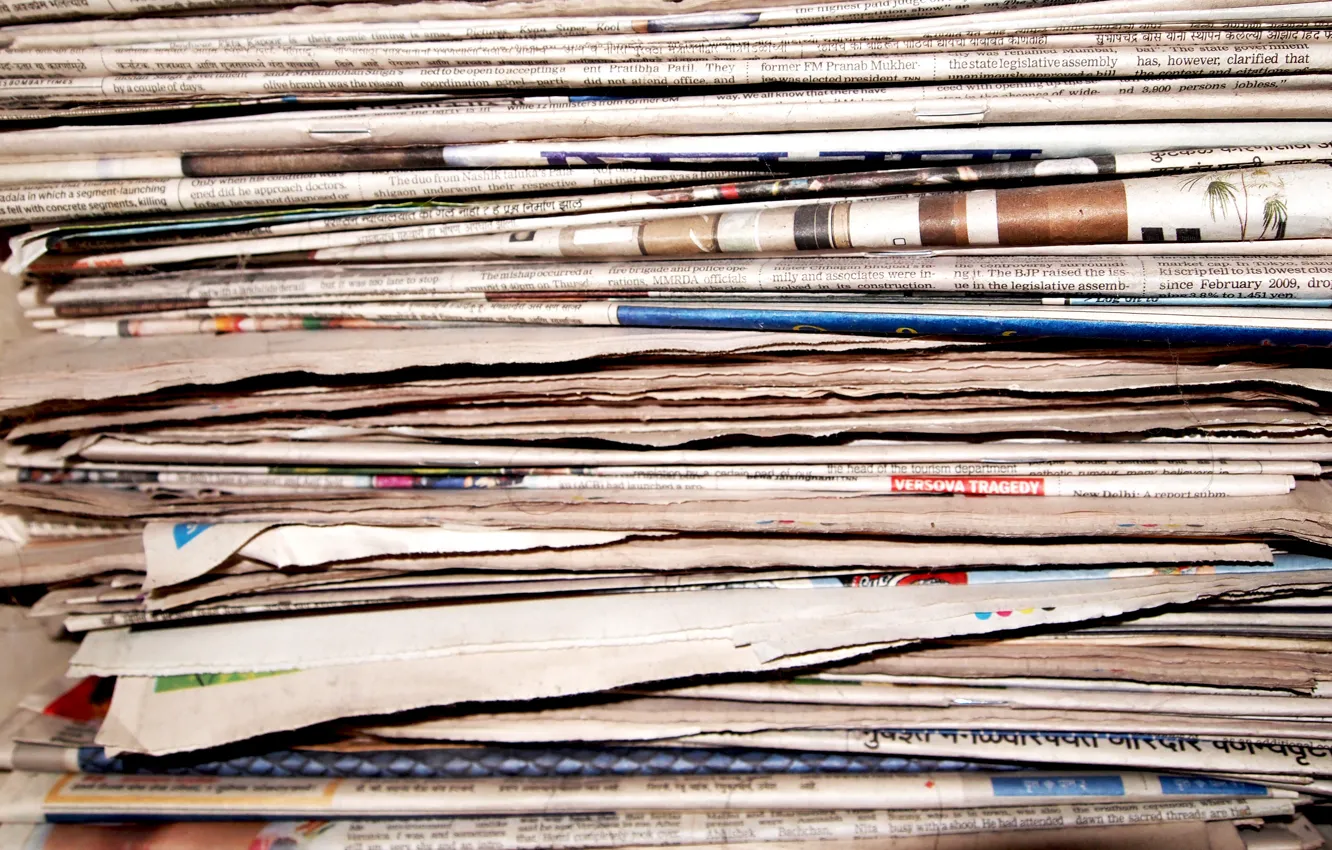 Photo wallpaper background, texture, newspaper