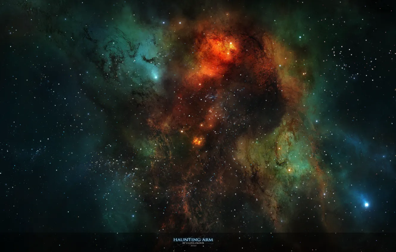 Photo wallpaper stars, light, nebula, constellation, nebula, interstellar gas