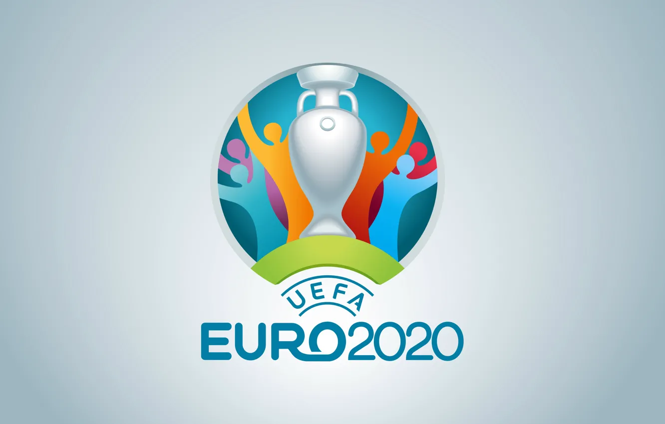 Photo wallpaper football, emblem, poster, uefa, the European championship, 2020