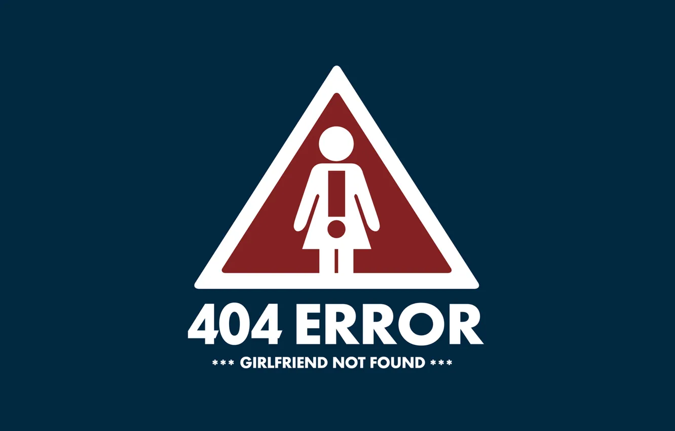 Photo wallpaper 404, girlfriend, error