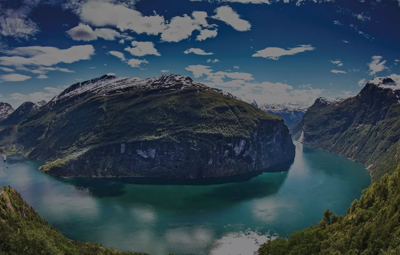 Photo wallpaper Norway, celebrity, Cruises