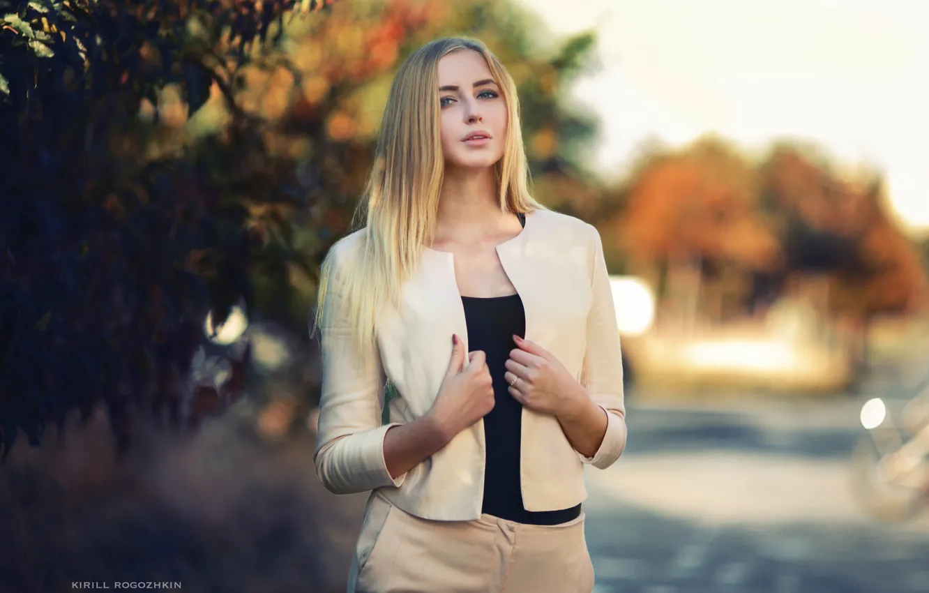 Photo wallpaper look, girl, photo, model, hair, blonde, photographer, girl
