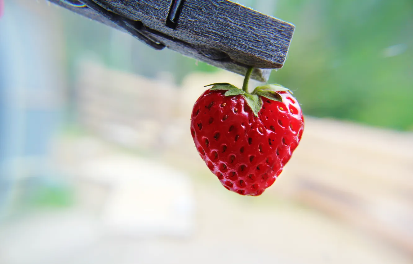 Photo wallpaper heart, strawberry, presepe