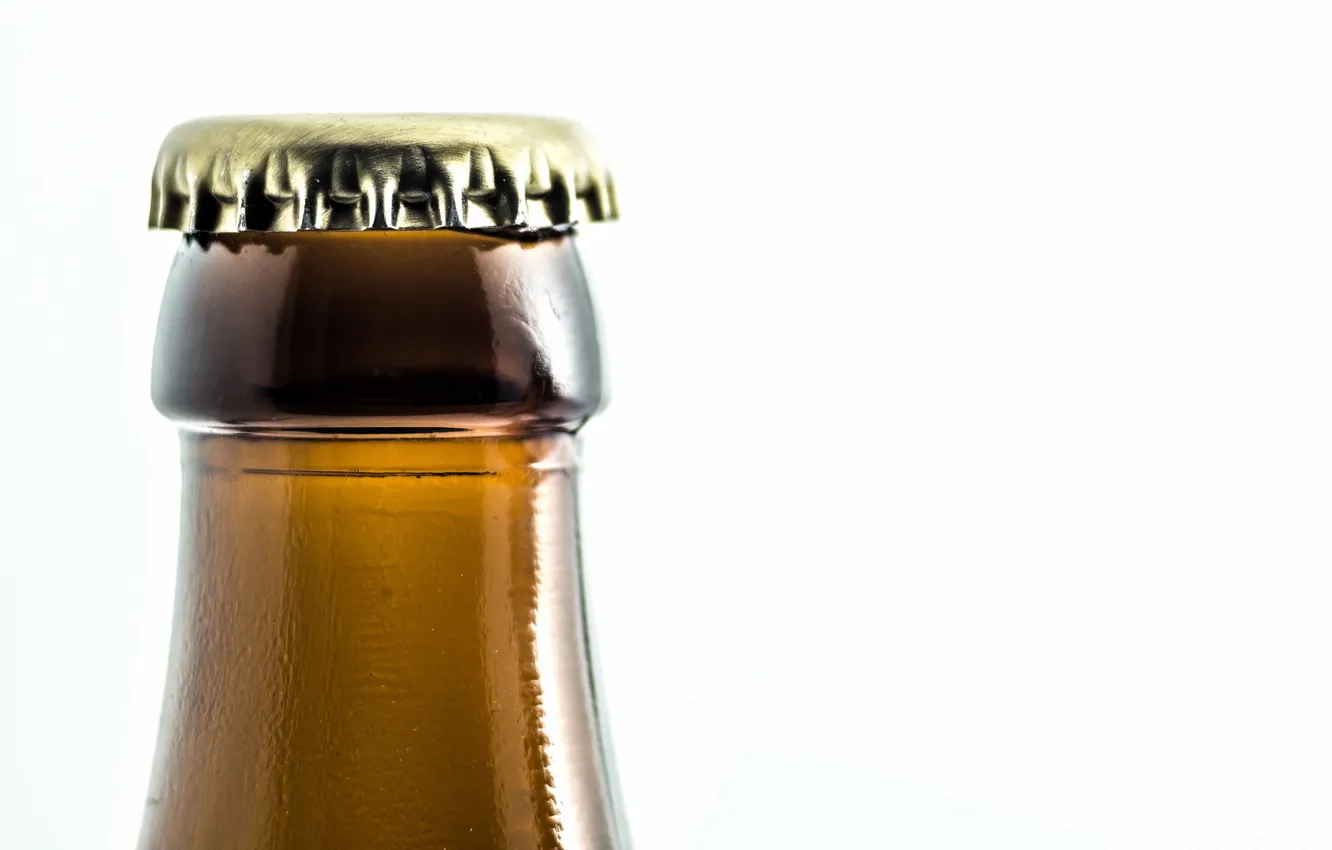 Photo wallpaper macro, bottle, cover