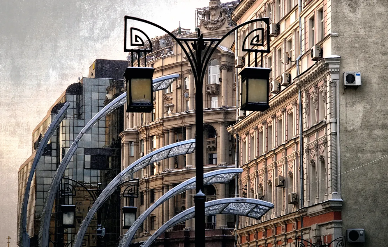 Photo wallpaper home, lights, eclecticism