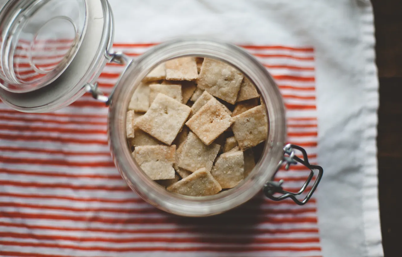Photo wallpaper cookies, Bank, glass