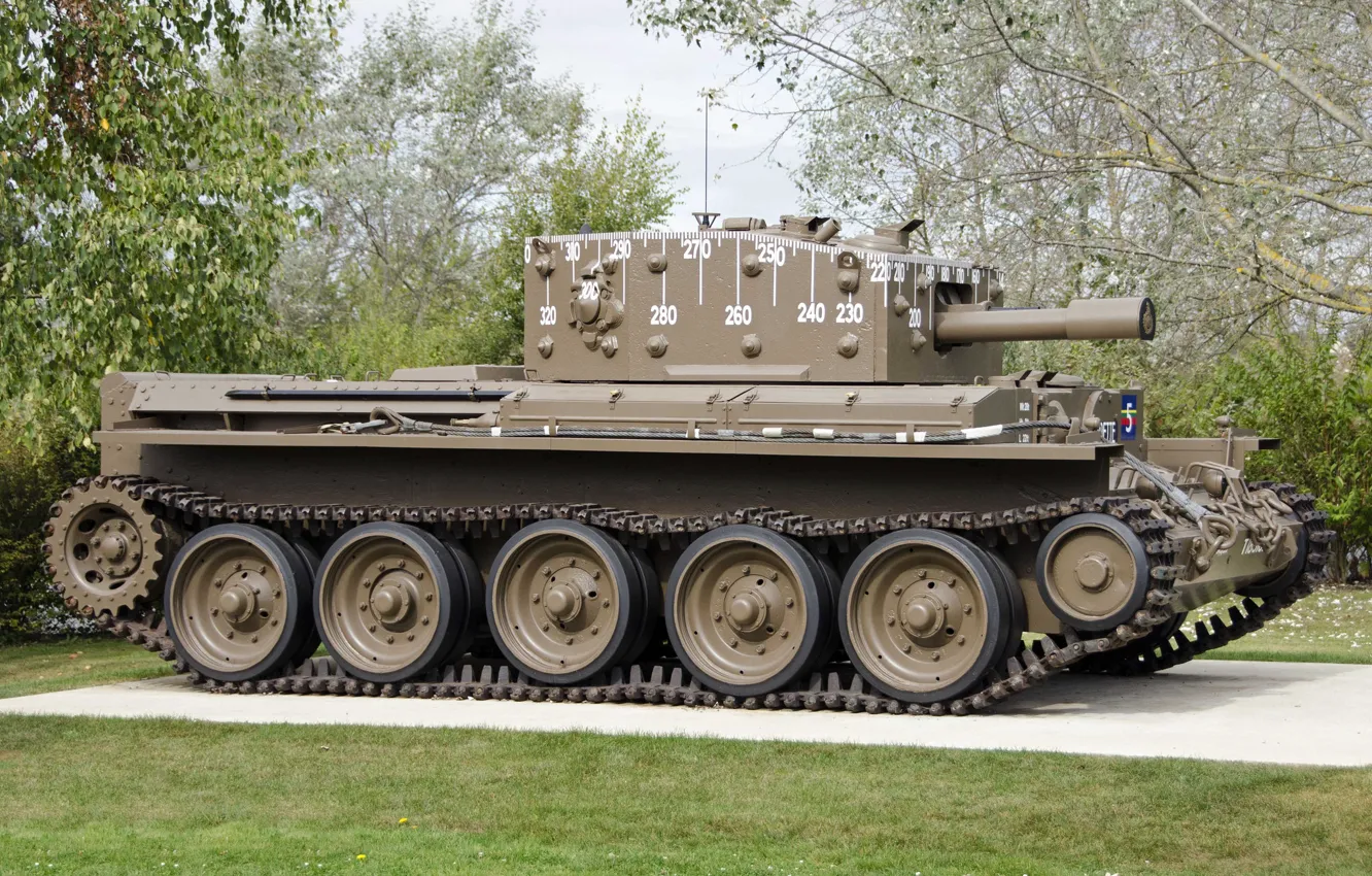 Photo wallpaper war, tank, average, cruising, period, world, Second, Cromwell IV