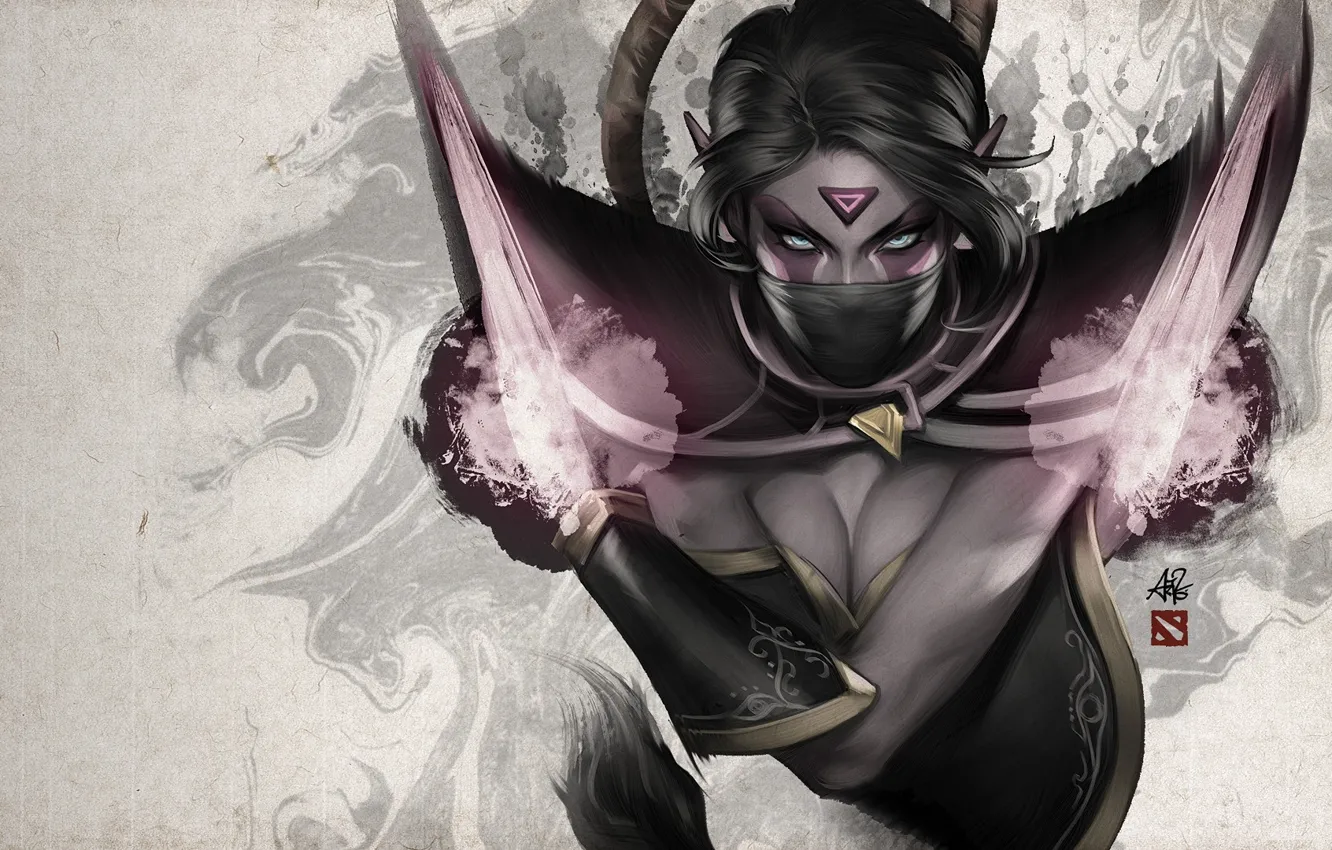 Photo wallpaper girl, the game, beauty, dota 2, Templar Assassin