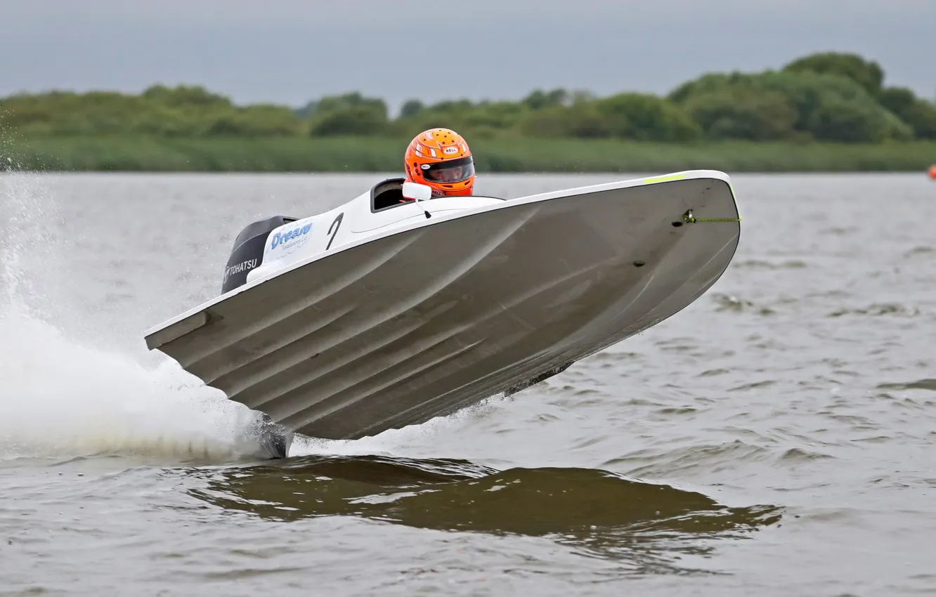 Photo wallpaper race, boat, speed