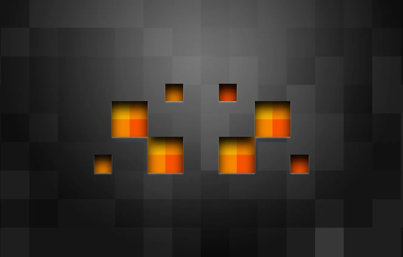 Photo wallpaper grey, figure, minimal, pixels, Spider