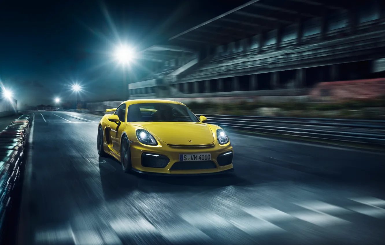 Photo wallpaper Porsche, Cayman, Porsche, GT4, 2015, 981C, Caiman