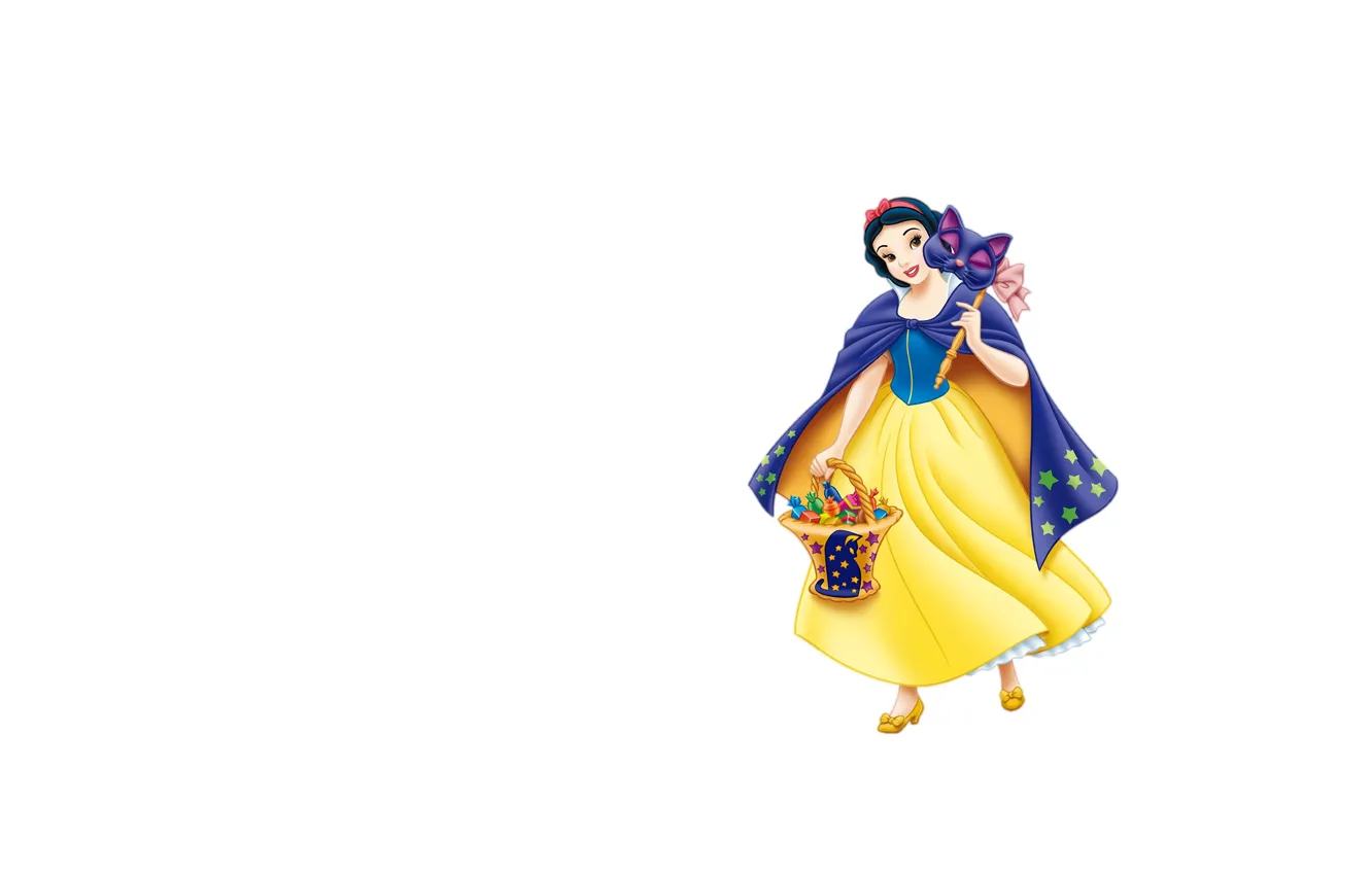 Photo wallpaper background, art, Snow white, children's, tale. mask