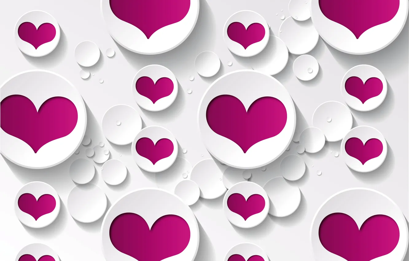 Photo wallpaper love, background, hearts, design, romantic, hearts, valentines