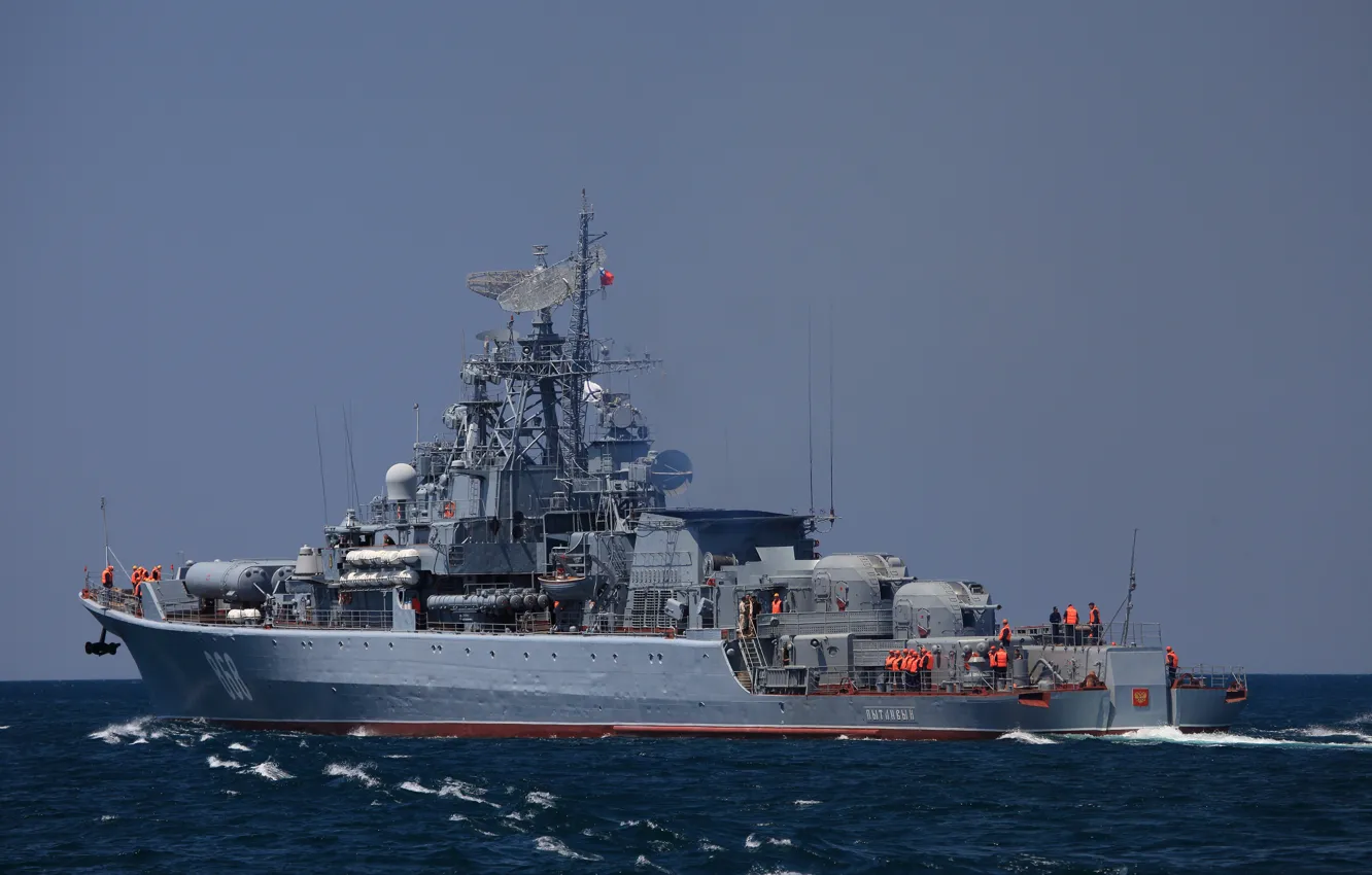 Photo wallpaper The black sea fleet, patrol ship, inquisitive