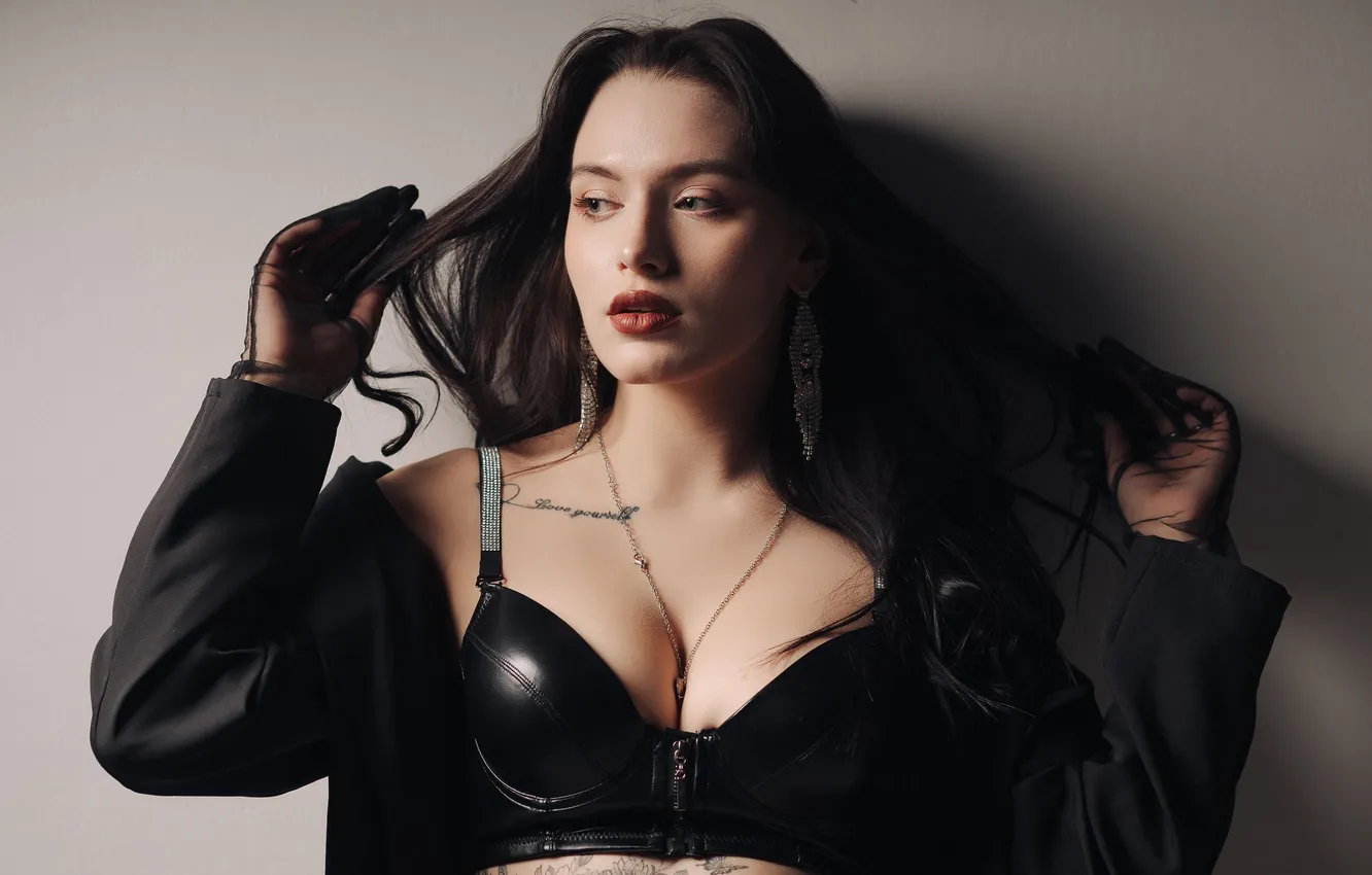 Photo wallpaper brunette, Valentine, Vadim Mironov